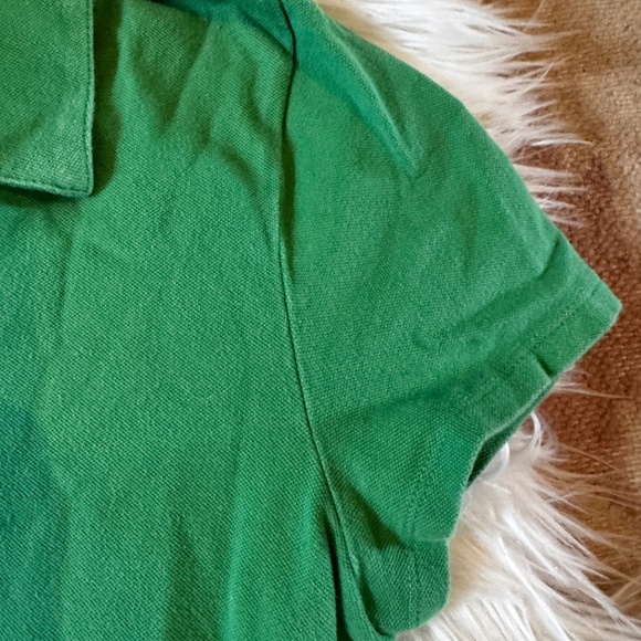 Boden Classic Green Cotton 6 Button Polo Shirt Women's Size M - Picture 4 of 5